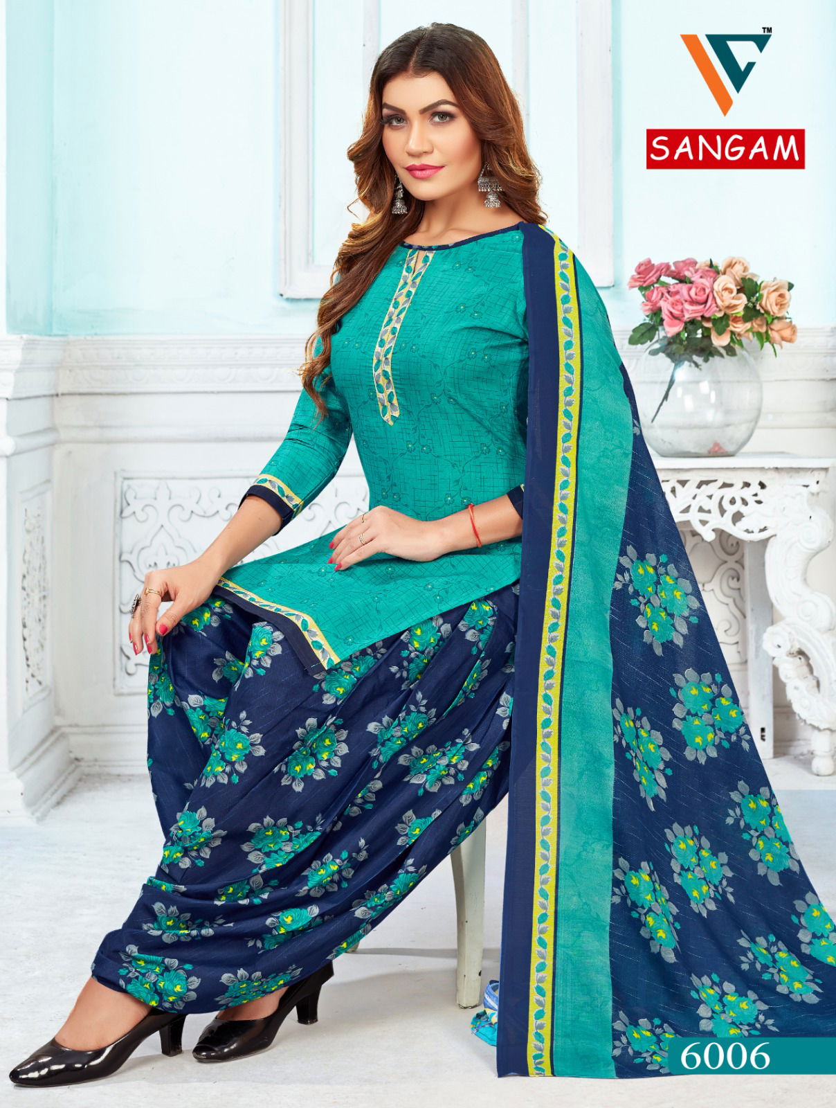 Vandana C Sangam Vol 6 Printed Cotton Dress Material
